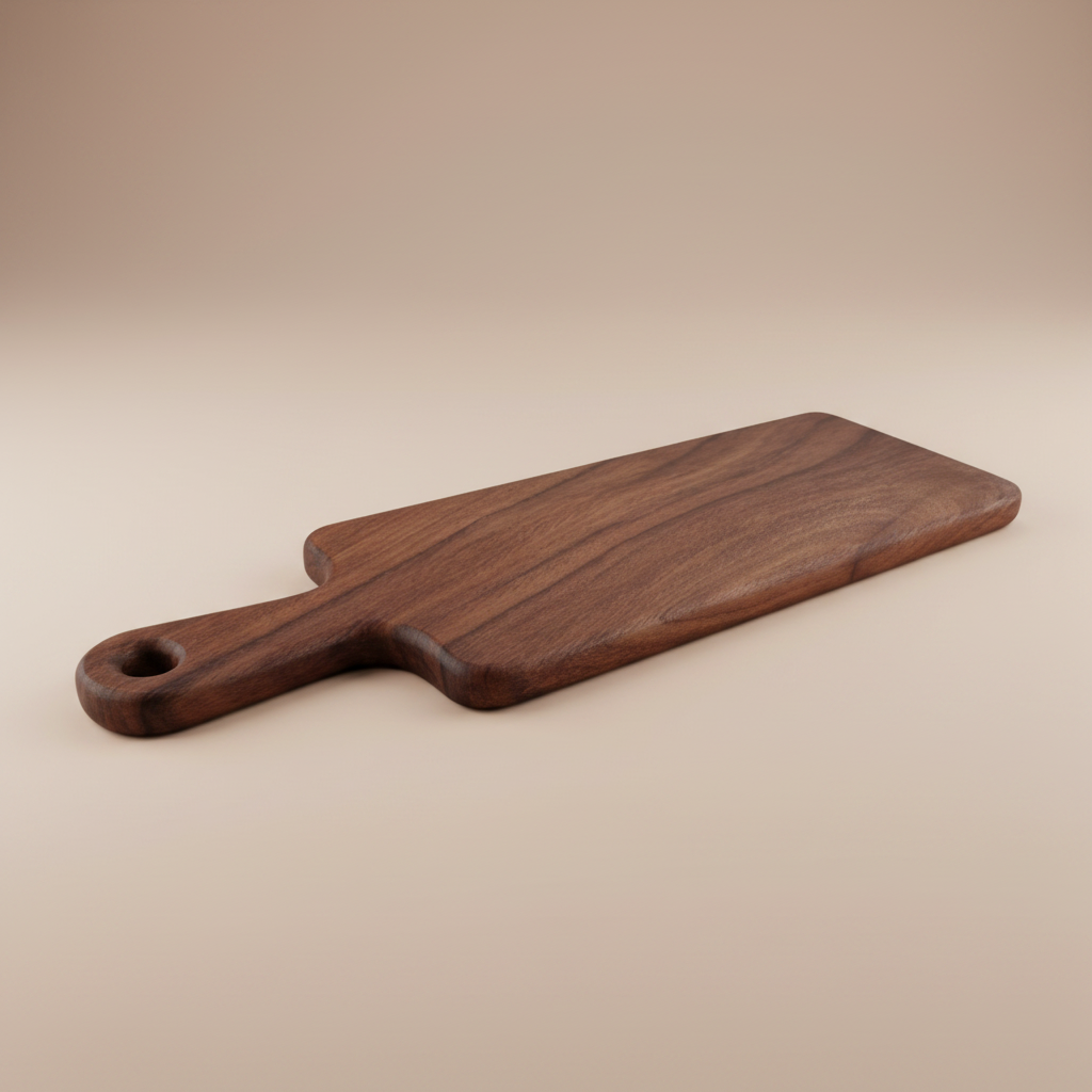 Tabla de Quesos Artesanal Tallada a Mano en Madera