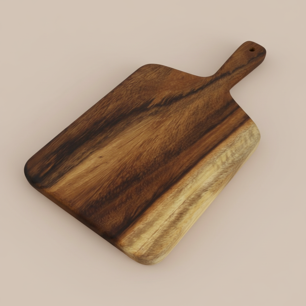 Tabla de Quesos Artesanal Tallada a Mano en Madera