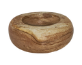 Maceta Redonda de Piedra Tallada a Mano